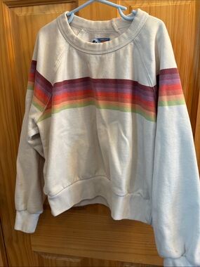 Cloud 9 Stripe Cotton Blend Sweatshirt